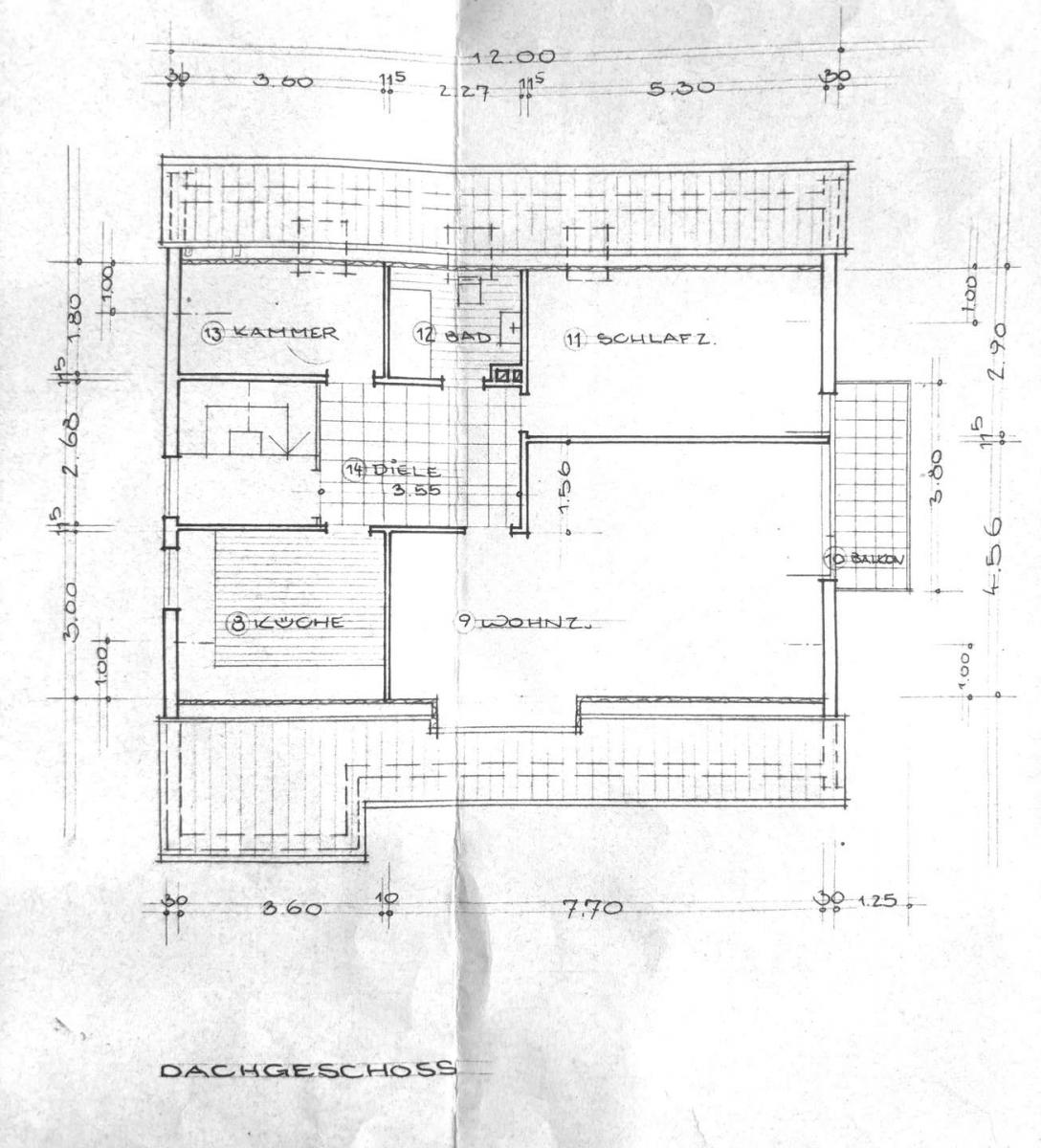 Grundriss SK3, Dachgeschoss